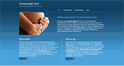 Desktop Screenshot of gynaecologen-gent.be
